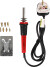 Elbrænder - Str 19X3 Cm - Stik Uk-Plug - Sort - Rød - 1 Stk