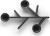Eva Solo - Twig - Lysestage - Sort - 20 Cm