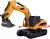 Mx - 8Ch Mini Excavator - Rc Fjernstyret Gravemaskine - Z6750A-3
