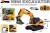 Mx - 8Ch Mini Excavator - Rc Fjernstyret Gravemaskine - Z6750A-3