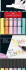 Faber-Castell - Black Edition - Brush Pen - Pastel Tusser - 6 Stk