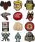 Fallout - Mystery Pin Badge Individual Assorted