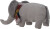 Bloomingville Mini - Ferdinand Bamse - Grå - Bomuld - 40 Cm