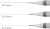 Winsor Newton - Finelines Kuglepenne - Cool Grey - 3 Stk