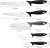 Fiskars - Essential Knivblok - Med 5 Knive