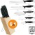 Fiskars - Essential Knivblok - Med 5 Knive