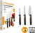 Fiskars Functional Form - Knivsæt - 3 Stk