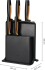Fiskars - Functional Form - Knivsæt Og Knivblok - 6 Dele - Sort