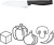 Fiskars - Hard Edge Kokkekniv - 13 5 Cm