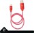 Floating Grip - Led Usb-C Kabel - 0 5 Meter - Rød
