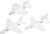 Flyvemaskiner - L 11 5-12 5 Cm - B 11-12 Cm - Hvid - 3 Stk