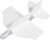 Flyvemaskiner - L 11 5-12 5 Cm - B 11-12 Cm - Hvid - 3 Stk