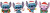 Funko Pocket Pop - Stitch Keychain - Nøglering 4-Pak - Holidays