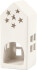 Fyrfadsstage - H 16 Cm - Str 7X7 Cm - Hvid - 8 Stk