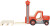 Gaffeltruck Legetøj I Træ - Inkl Palle - Rød - Small Foot