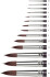 Winsor Newton - Galeria Akryl Pensel - Rund - Kort Skaft - Str 6