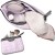 Gillian Jones - Toilettaske Sæt - Urban Travel - 2 Dele - Purple Hearts