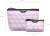 Gillian Jones - Toilettaske Sæt - Urban Travel - 2 Dele - Purple Hearts