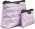 Gillian Jones - Toilettaske Sæt - Urban Travel - 2 Dele - Purple Hearts