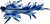 Fiske Figur - Glaucus Atlanticus - Blå - 67511 - Bullyland