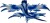 Fiske Figur - Glaucus Atlanticus - Blå - 67511 - Bullyland
