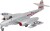 Revell 03750 - Gloster Meteor F8 Byggesæt - Build Paint - 1 32