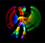 Out Of The Blue - Glow In The Dark - Dansende Figur - 47 Dele