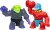 Heroes Of Goo Jit Zu - Smash Strikers - Tyro Vs Rock Jaw Figurer