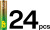 Gp - Ultra Alkaline Batterier - Aaa 24Au Lr03 15V - 24 Stk