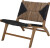 Creative Collection - Grant Loungestol - Sort - Teak Træ