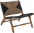 Creative Collection - Grant Loungestol - Sort - Teak Træ