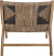 Creative Collection - Grant Loungestol - Sort - Teak Træ