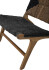 Creative Collection - Grant Loungestol - Sort - Teak Træ