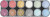 Grimas Ansigtsmaling - Palette Med Perlemorsfarver - 12X15 Ml