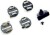 Scalextric Sport - Guide Blade Sæt Med Skrue Og 4 Braids - C8329