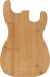 Mikamax - Guitar Skærebræt I Bambus Træ - 25X38 Cm
