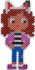 Hama Maxi Perler - Gabby S Dollhouse - 900 Perler 1 Plade - 8754