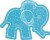 Hama Maxi Perleplade - Elefant - Transparent - 14X11 5 Cm - 8230