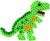 Hama Midi Perler - Dinosaurer Og Biler Perlesæt - 2000 Perler - 3502
