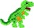 Hama Midi Perler - Dinosaurer Og Biler Perlesæt - 2000 Perler - 3502