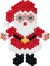 Hama 3455 - Julesjov - 2000 Diy Midi Perler Plade Strygepapir