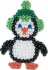 Hama 325 - Lille Pingvin Perleplade - Midi - 10 7X7 5 Cm