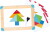 Hape - Space Maze Tangram Tavle