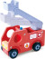 Hape - The Roaring Fire Truck - Brandbil Legetøj Med Lyd