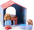 Hape - The Tiny House - Bog Og Figur Legesæt - Hapeland