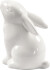Hare - H 9 Cm - Ø 5 5 Cm - Hvid - 12 Stk