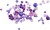 Harmoni Facetperlemix - Str 4-12 Mm - Hulstr 1-2 5 Mm - Lilla - 250 G