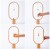 Heng Balance Lamp - Oval - Hvid