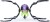 Hex Bots - Skitter Bot - Purple Green