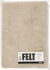 Hobbyfilt - A4 - 210X297 Mm - 1 5-2 Mm - Meleret - Råhvid - 10 Ark